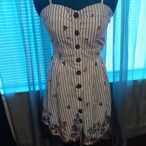 Striped Floral Sundress